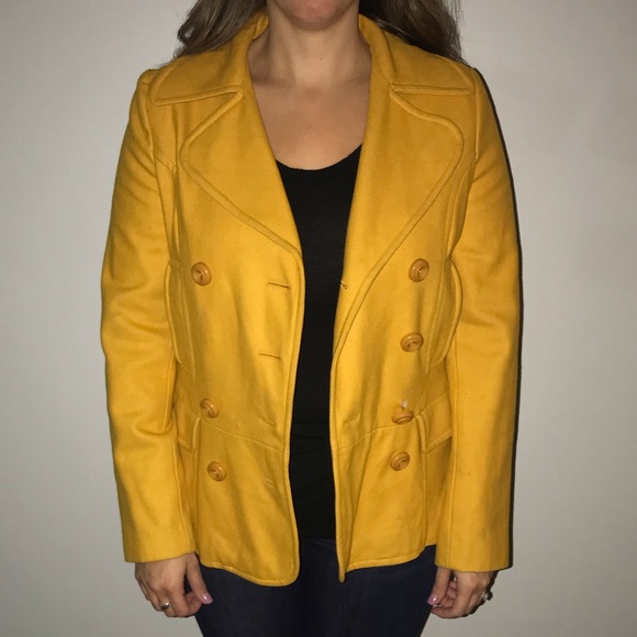 Tulle Jackets & Blazers - Mustard Pea Coat
